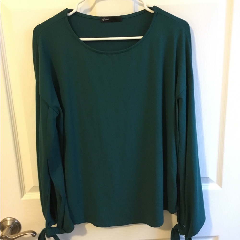 Emerald Green Long Sleeve Top